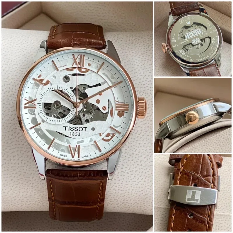Tissot LeLocle Skeleton White  Watch