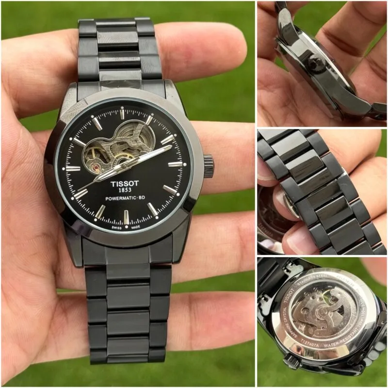 Tissot Powermatic 80 Black Open Heart
