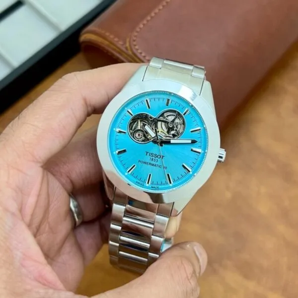 Tissot Powermatic 80 Open Heart Sky Blue