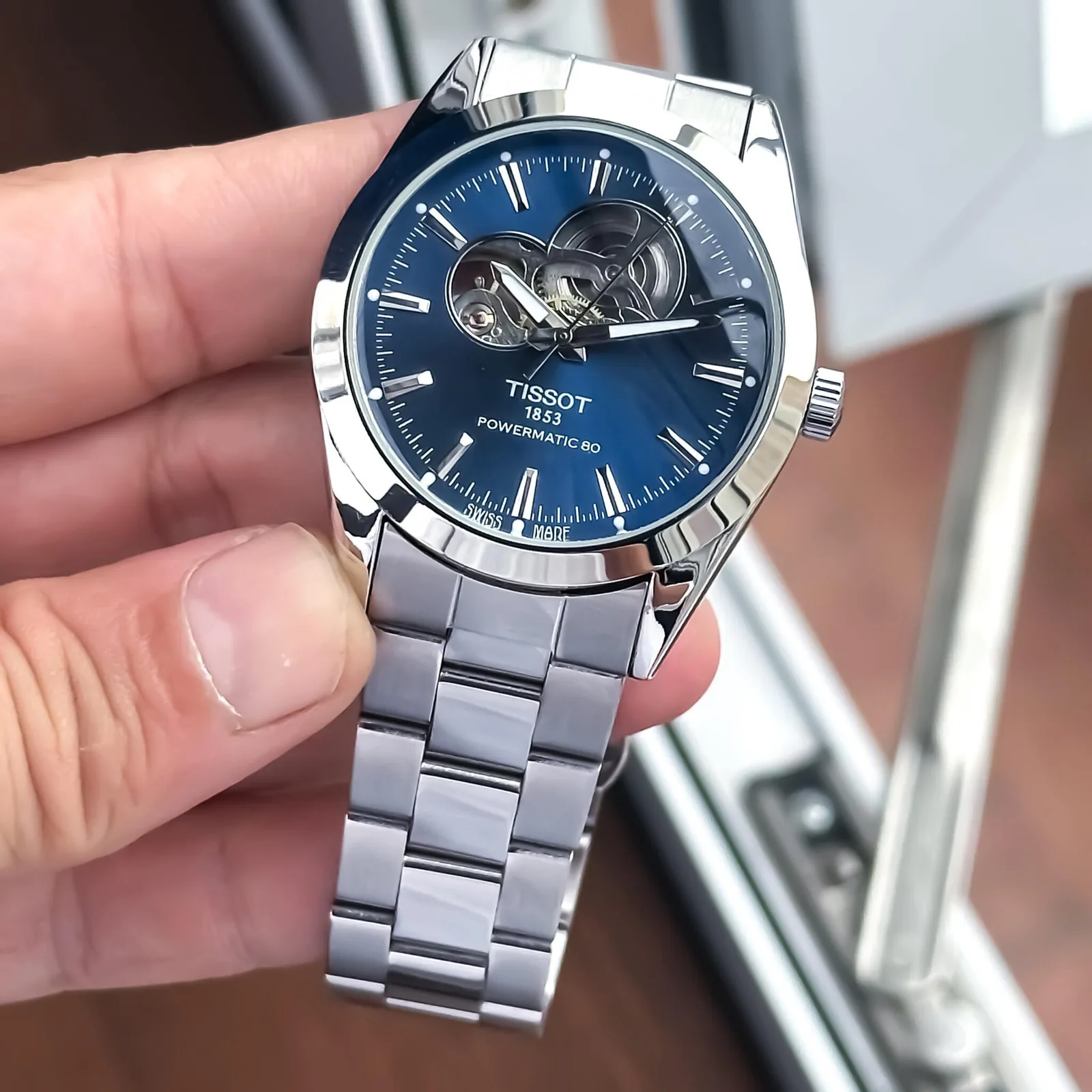 Tissot Powermatic T-Complication Open Dial Watch