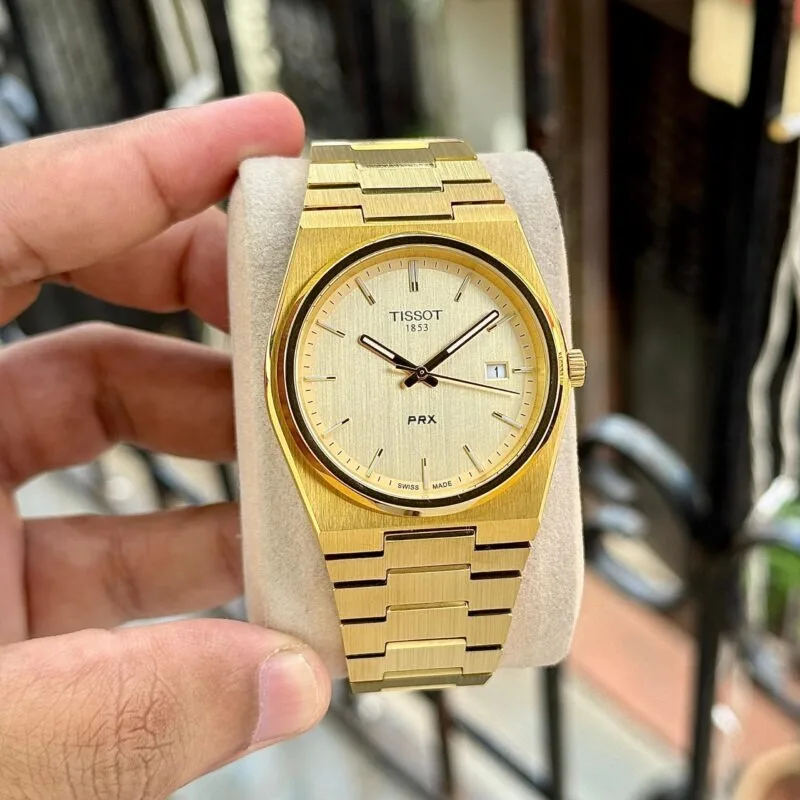 Tissot PRX Full Gold Quartz Watch