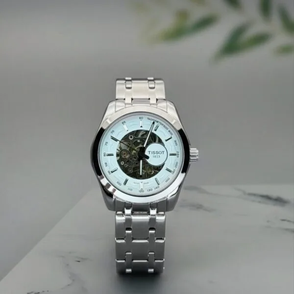 Tissot T-Classic Squelette Skeleton White