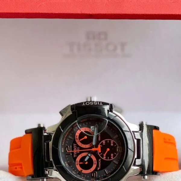 Tissot T-Race Black Orange Strap