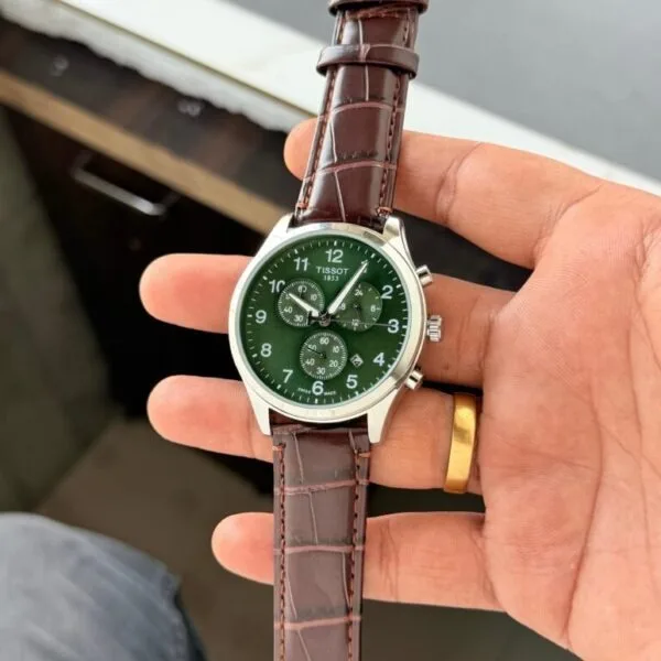 Tissot T-Sport Chrono Green Dial Watch