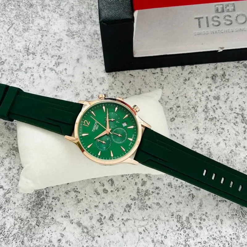 Tissot Traditional Slim Leather Green Dial