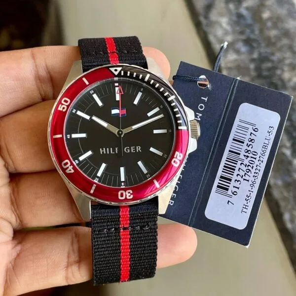 Tommy Hilfiger Dexter Black Dial Stainless Steel