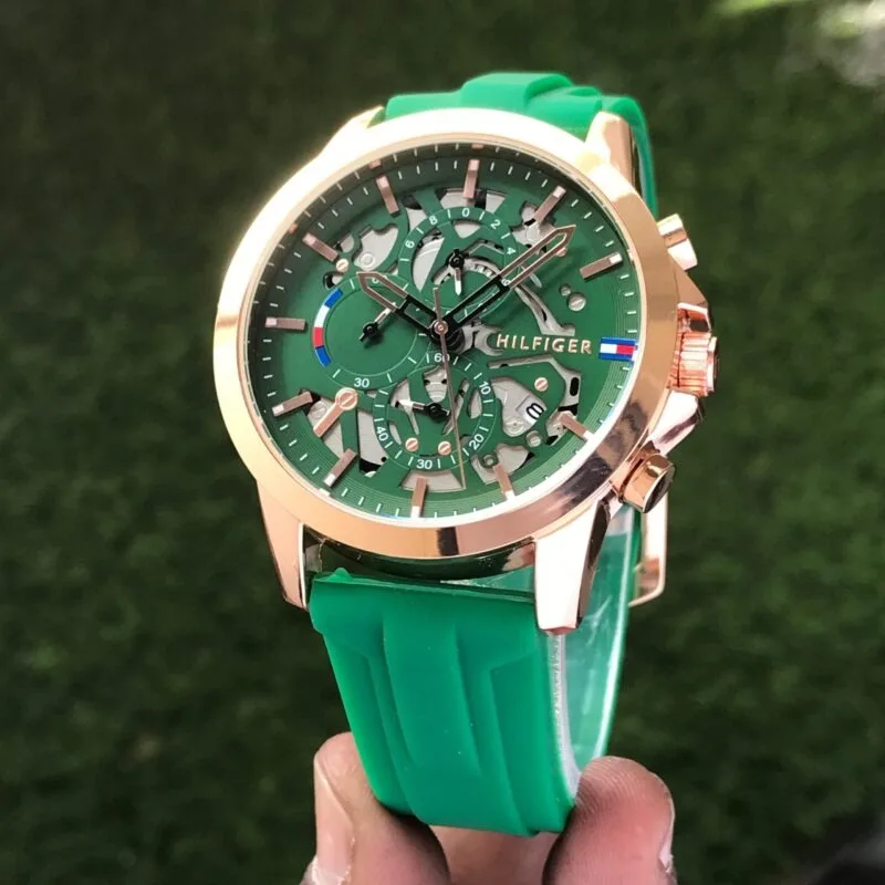 Tommy Hilfiger Green Dial Chronograph