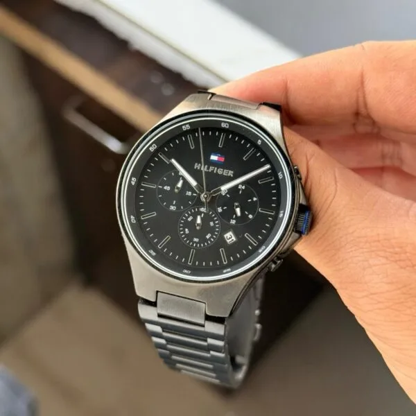 Tommy Hilfiger Justin Modern Chronograph Black