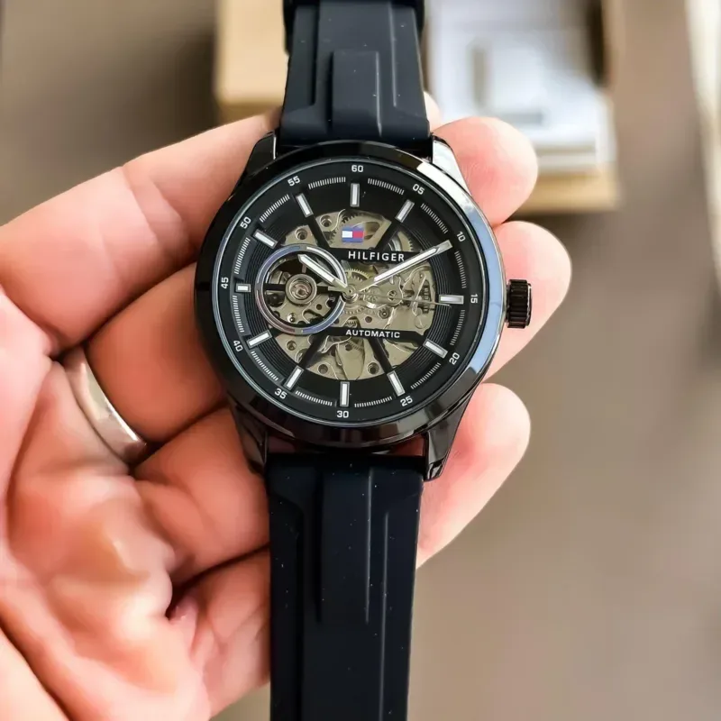 Tommy Hilfiger Modern Automatic Black Heart
