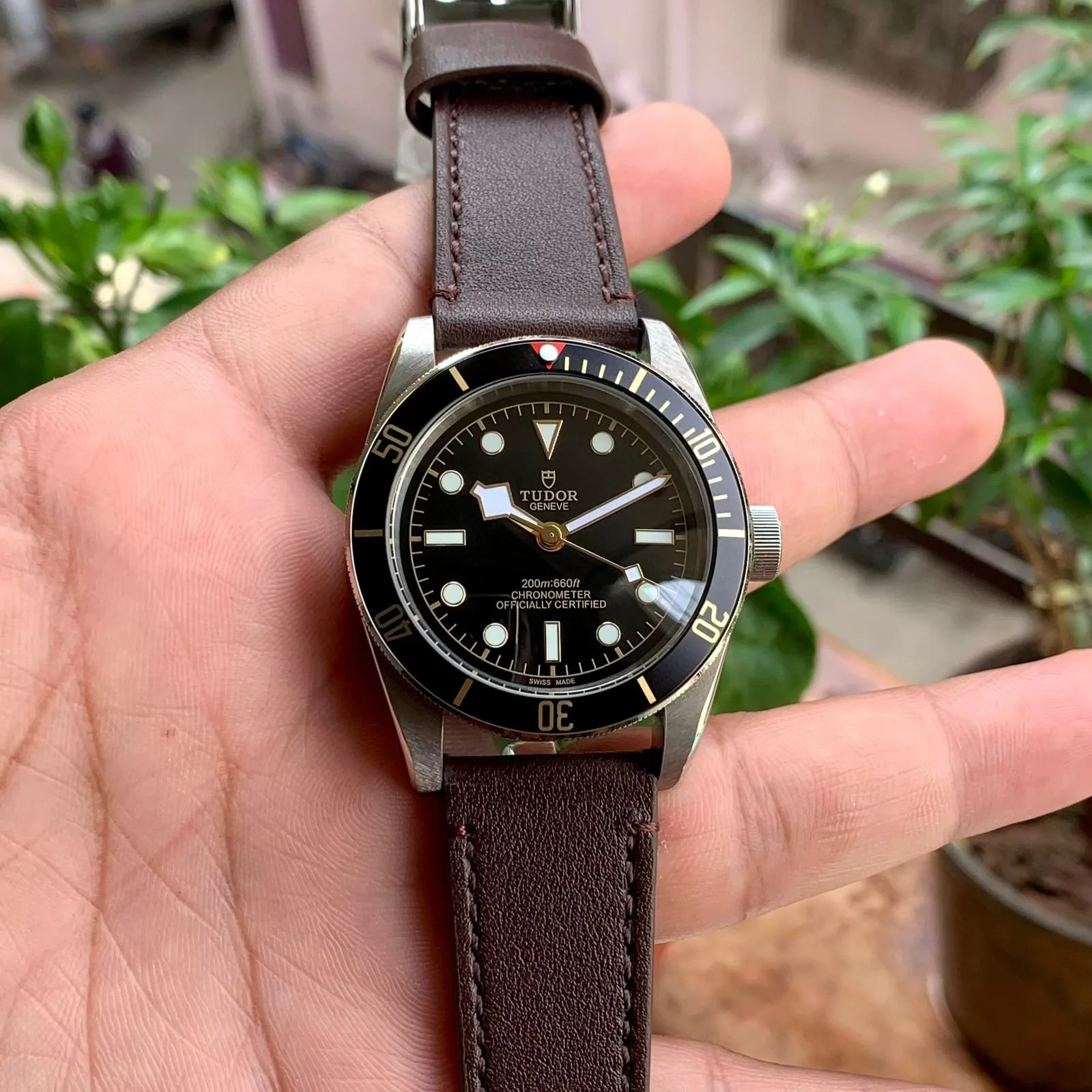 Tudor Black Bay 58 Leather