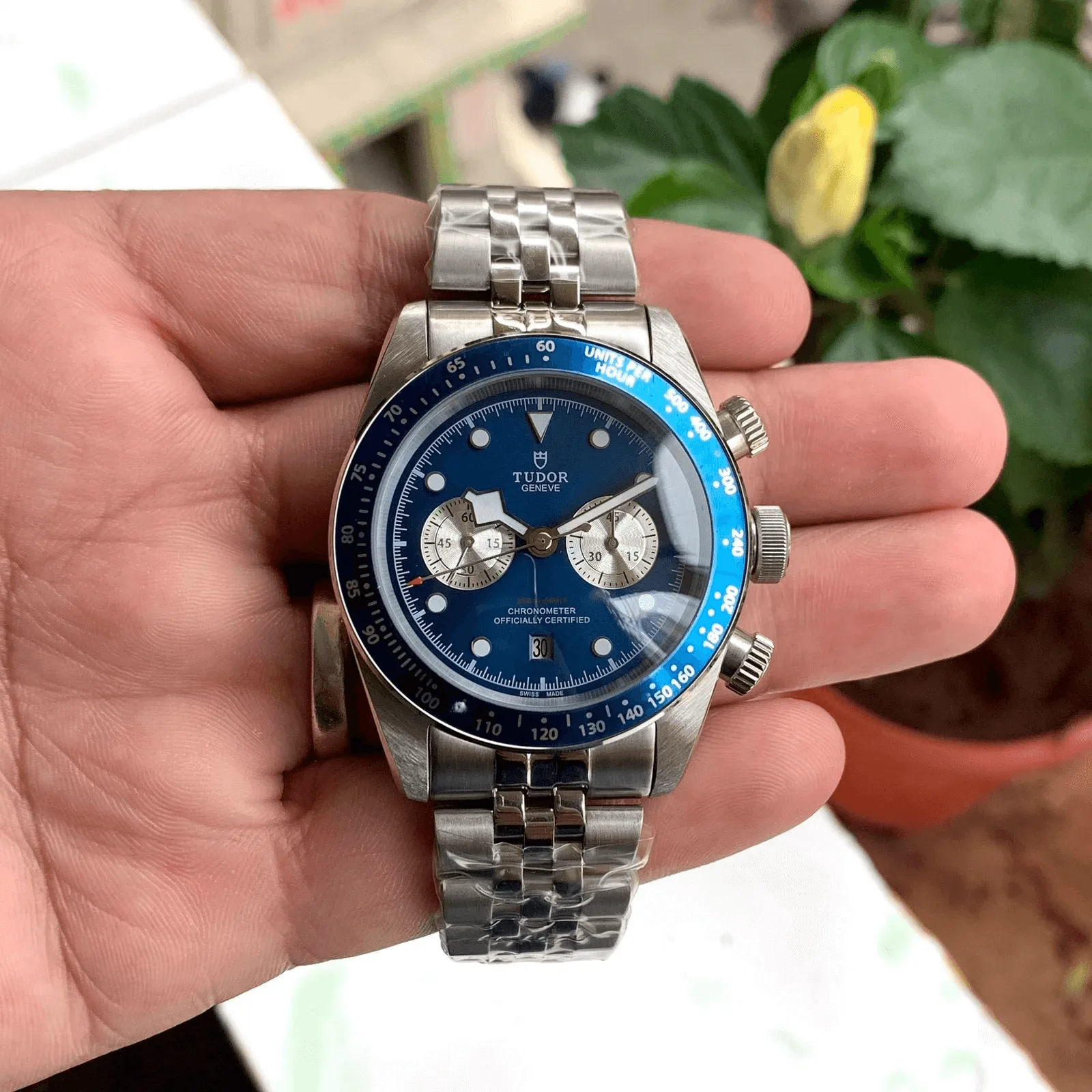 Tudor Black Bay Chronograph Flamingo Blue 41mm